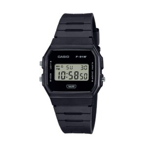 Casio Vintage F-91 Bio Resin Strap - Gun (F-91WB-1AEF) Unisex Watch_main