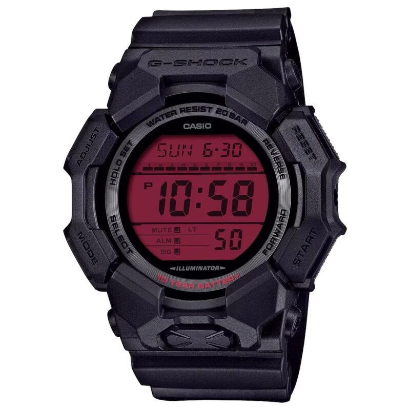 Casio G-shock Grand Digit - Black And Bold Series (GD-010BBR-1ER) Men's Watch_main