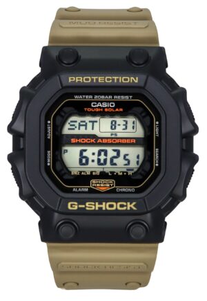 Casio G-Shock Digital Resin Strap Black Dial Tough Solar GX-56TU-1A5 200M Men's Watch