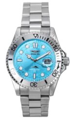 Invicta Pro Diver Stainless Steel Light Blue Dial Quartz 44715 100M Men's Watch