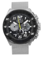 Invicta Racing Chronograph GMT Stainless Steel Grey Dial Quartz 47203 Men's Watch