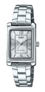 Casio Standard Analog Stainless Steel Silver Dial Quartz LTP-1234DD-7A Women's Watch