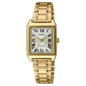 Casio Collection Tank. Bracelet - White (LTP-V007G-9BUDF) Women's Watch_main