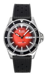 Mido Ocean Star Tribute Gradient Rubber Strap Red Dial Automatic Diver's M026.830.17.421.00 200M Men's Watch