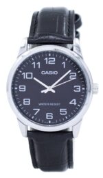 Casio Collection Only Time. Leather - Black (MTP-V001L-1BUDF) Men's Watch_main