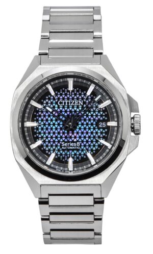 Citizen Series 8 Stainless Steel Blue And Black Dial Automatic NA1010-84X 100M Men's Watch