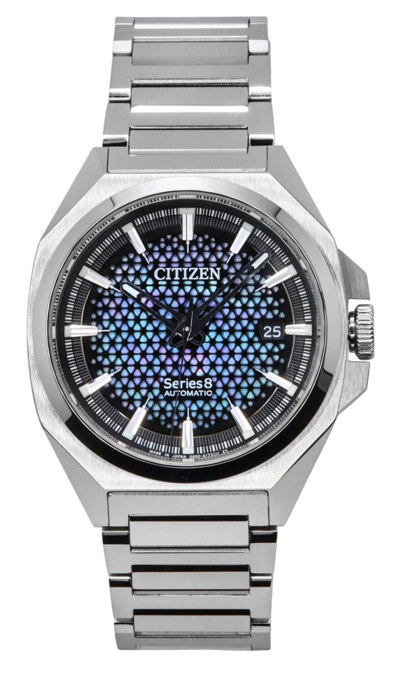 Citizen Series 8 Stainless Steel Blue And Black Dial Automatic NA1010-84X 100M Men's Watch