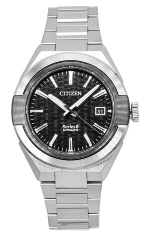 Citizen Series 8 870 Stainless Steel Black Dial Automatic NA1036-56E 100M Men's Watch