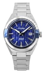 Citizen Series 8 870 Stainless Steel Blue Dial Automatic NA1037-53L 100M Men's Watch