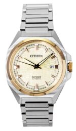 Citizen Series 8 831 Stainless Steel champagne Dial Automatic NB6059-57P 100M Men's Watch