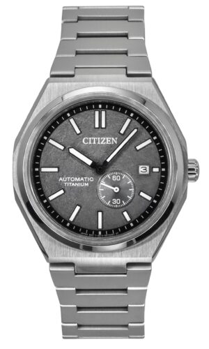 Citizen Zenshin Super Titanium Grey Dial Automatic NJ0180-80H 100M Men's Watch