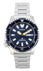Citizen Promaster Stainless Steel Blue Dial Automatic Diver's NY0166-60L 200M Men's Watch