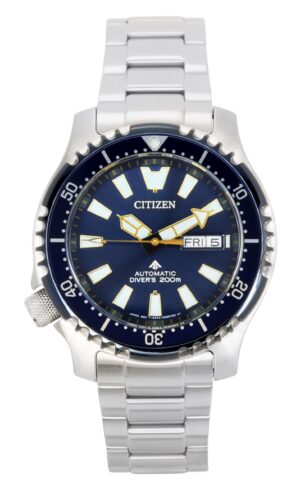 Citizen Promaster Stainless Steel Blue Dial Automatic Diver's NY0166-60L 200M Men's Watch