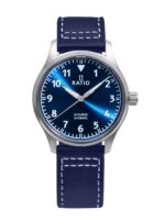 Ratio Skysurfer Pilot Blue Sunray Dial Leather Automatic RTS302 200M Men's Watch