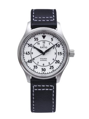 Ratio Skysurfer Pilot Full Luminous Dial Leather Automatic RTS324 200M Men's Watch