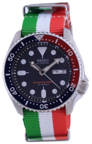 Seiko Automatic Diver's Polyester Japan Made SKX009J1-var-NATO23 200M Men's Watch