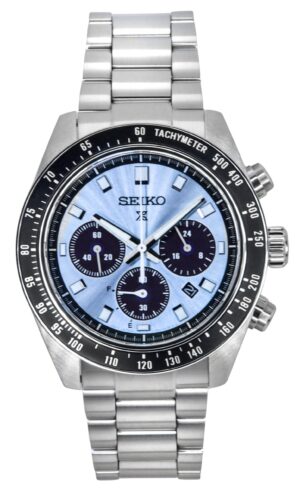Seiko Prospex Crystal Trophy Speedtimer Chronograph Blue Dial Solar SSC935P1 100M Men's Watch