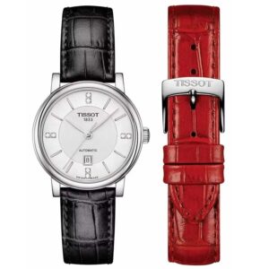 Tissot Carson Automatic W-diamonds - Special Pack + Extra Strap (T1222071603601) Women's Watch_main