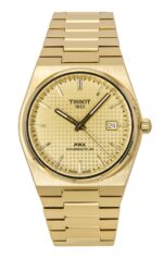 Tissot PRX Powermatic 80 Gold Tone Stainless Steel Champagne Dial Automatic T137.407.33.021.00 100M Men's Watch