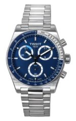 Tissot PR516 Chronograph Stainless Steel Blue Dial Quartz T149.417.11.041.00 100M Men's Watch