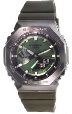 Refurbished Casio G-Shock Analog Digital Resin Strap Green Dial Quartz GM-2100B-3A 200M Men's Watch