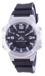 Refurbished Casio Analog Digital Resin Strap Blue Dial Quartz AMW-870-1A Men's Watch