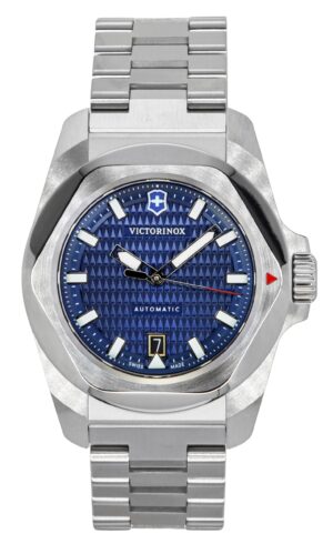 Victorinox I.N.O.X Stainless Steel Blue Dial Automatic 242020 200M Men's Watch