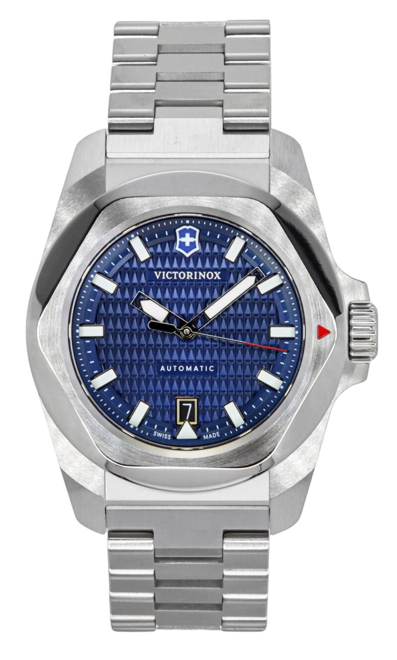 Victorinox I.N.O.X Stainless Steel Blue Dial Automatic 242020 200M Men's Watch
