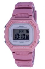 Casio Timeless Collection Sport Illuminator Wr 50m. Alarm. Chronograph - Pink - Colored Serie ***special Price*** (W-218HC-4A) Unisex Watch_main
