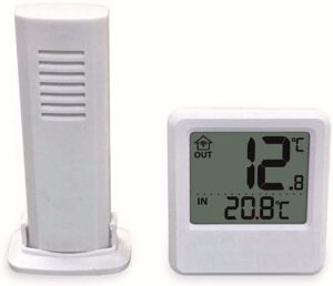 Techno Line Ws9114 - Termometro Da Parete-tavolo. Temperatura Interna-esterna Con Sensore Wireless - Wall-table Thermometer. Indoor-outdoor Temperature With Wireless Sensor (WS9114)  Watch_main