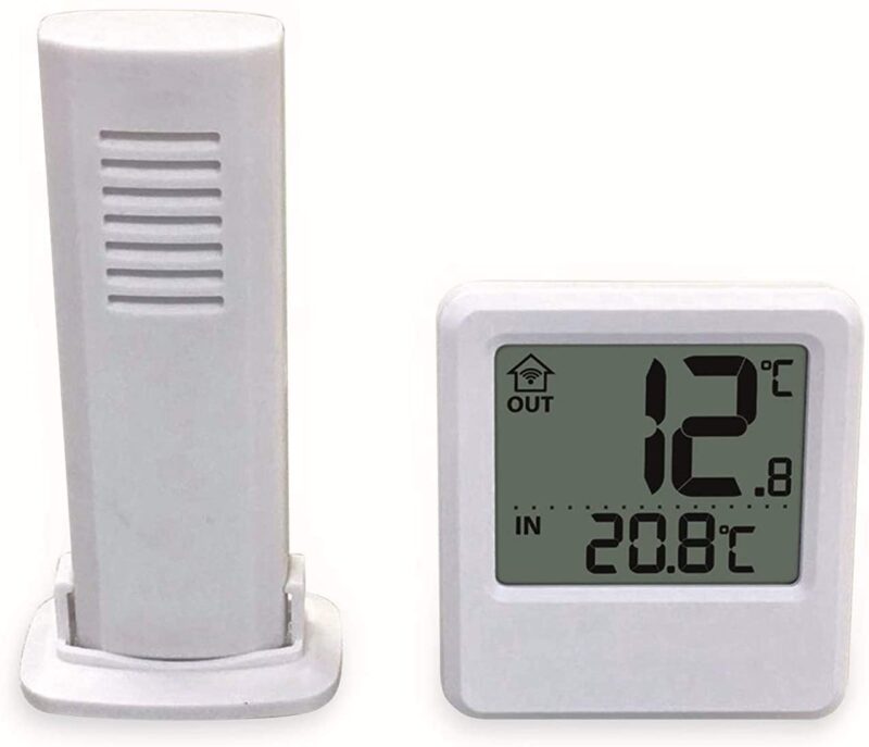 Techno Line Ws9114 - Termometro Da Parete-tavolo. Temperatura Interna-esterna Con Sensore Wireless - Wall-table Thermometer. Indoor-outdoor Temperature With Wireless Sensor (WS9114)  Watch_main