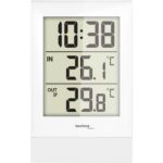 Techno Line Ws9178 - Termometro Da Parete-tavolo. Tem Interna-esterna Con Sensore Wireless E Orologio - Wall-table Thermometer. Indoor-outdoor Temp With Wireless Sensor (WS9178)  Watch_main