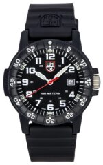 Luminox Leatherback SEA Turtle Giant Polyurethane Strap Black Dial Swiss Quartz XS.0321.L 100M Men's Watch