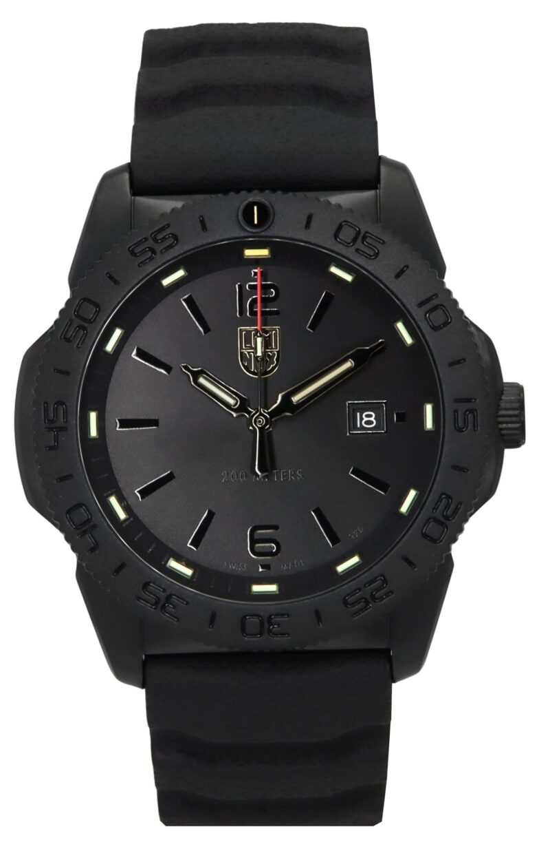 Luminox Pacific Diver Rubber Strap Black Dial Quartz XS.3121.BO 200M Men's Watch