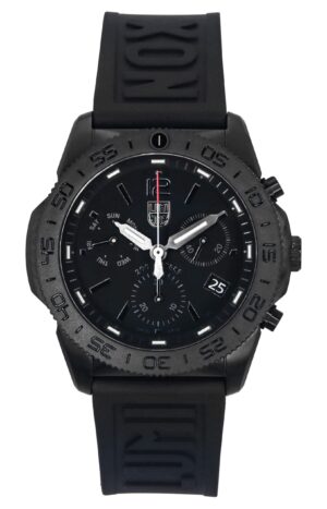 Luminox Pacific Diver Chronograph Rubber Strap Black Dial Quartz XS.3141.BO.1.SET 200M Men's Watch