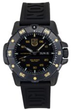 Luminox Master Carbon SEAL Limited Edition Rubber Strap Black Dial Automatic Diver's XS.3865.GOLD 200M Men's Watch