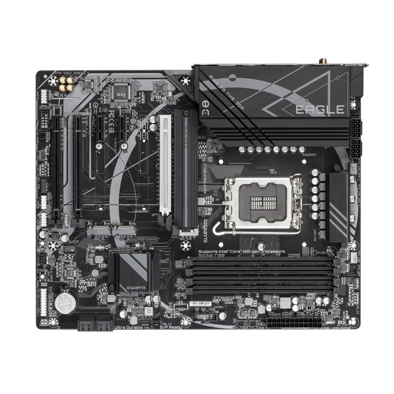 GIGABYTE Intel® Z790 Chipset for LGA 1700; 4x DDR5; 3x M2; HDMI; DP; ATX. (GA-Z790-EAGLE-AX) - Image 2