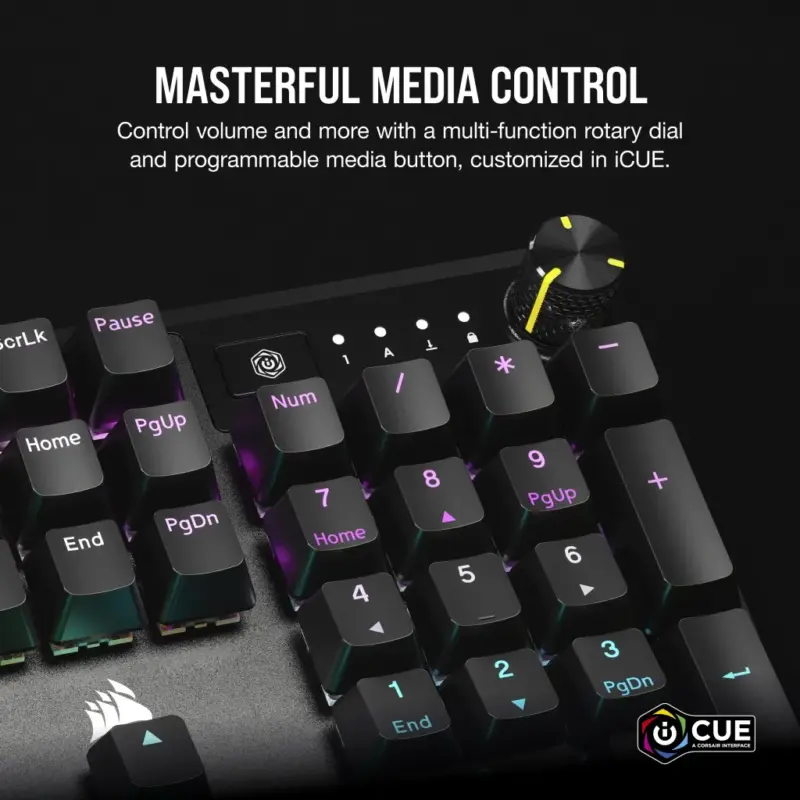 Corsair K70 CORE RGB Mechanical Gaming Keyboard - CORSAIR Red Linear Switches (CH-910971E-NA) - Image 18