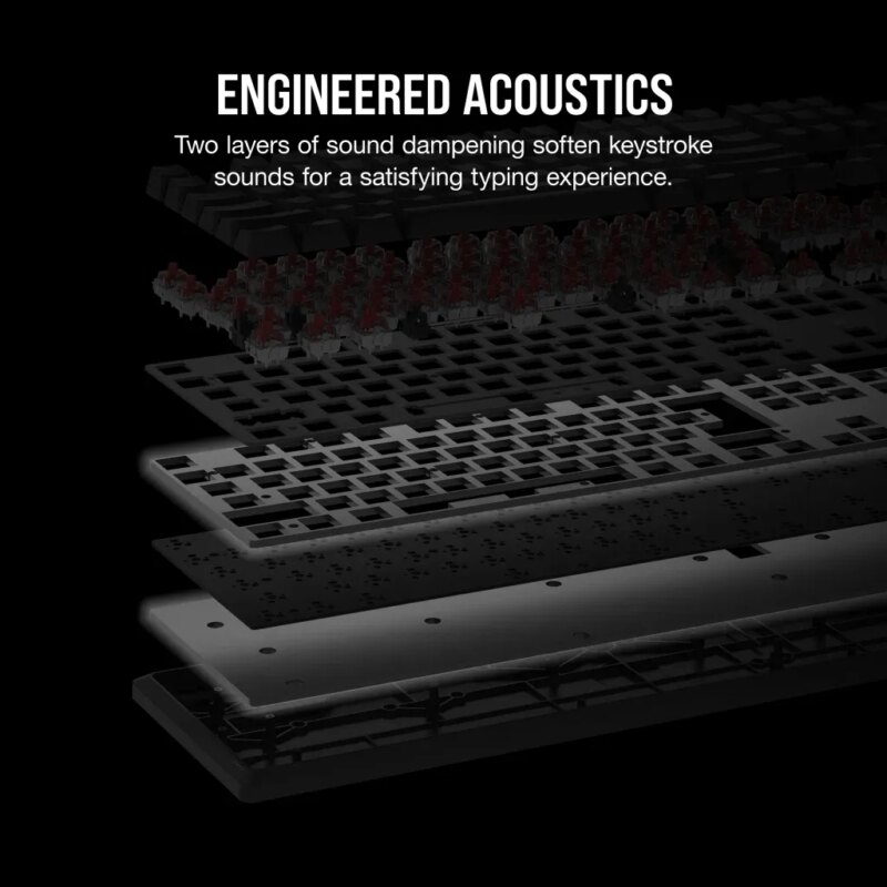 Corsair K70 CORE RGB Mechanical Gaming Keyboard - CORSAIR Red Linear Switches (CH-910971E-NA) - Image 19