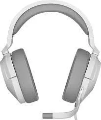 HS55 Surround White Headset; 50mm Audio Drivers; Omnidirectional micg; Analog; On-ear volume and mute controls (CA-9011266-AP)