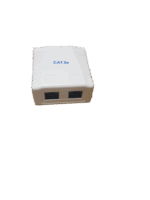 RCT- CAT5 WALLBOX DUAL PORT (CAT5EDWB)