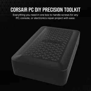 Corsair PC DIY Precision Toolkit - PC; Electronics Repair Kit - 65 Screw Bits - Extension rod - Magnetized Tray (CC-9310003-WW)