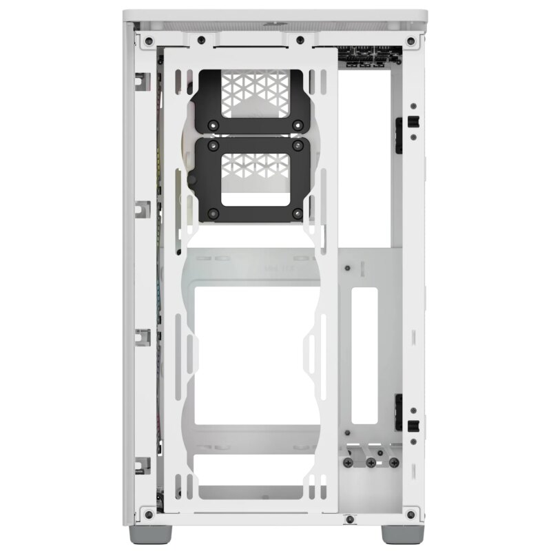 iCUE 2000D RGB AIRFLOW White Mini-ITX PC Case; 3x 2.5'' Drive Bays; Up to 360mm Radiator compatible; 2x 120mm fan incl (CC-9011247-WW) - Image 47