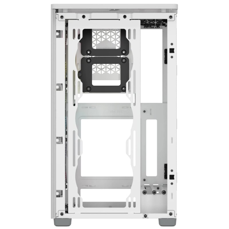 iCUE 2000D RGB AIRFLOW White Mini-ITX PC Case; 3x 2.5'' Drive Bays; Up to 360mm Radiator compatible; 2x 120mm fan incl (CC-9011247-WW) - Image 48