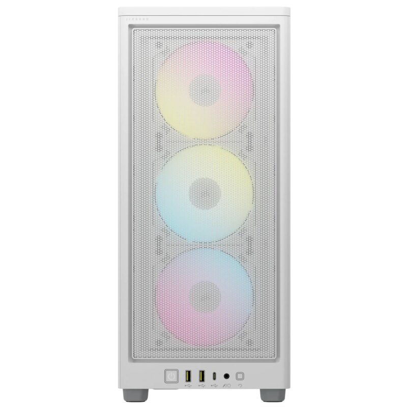 iCUE 2000D RGB AIRFLOW White Mini-ITX PC Case; 3x 2.5'' Drive Bays; Up to 360mm Radiator compatible; 2x 120mm fan incl (CC-9011247-WW) - Image 51