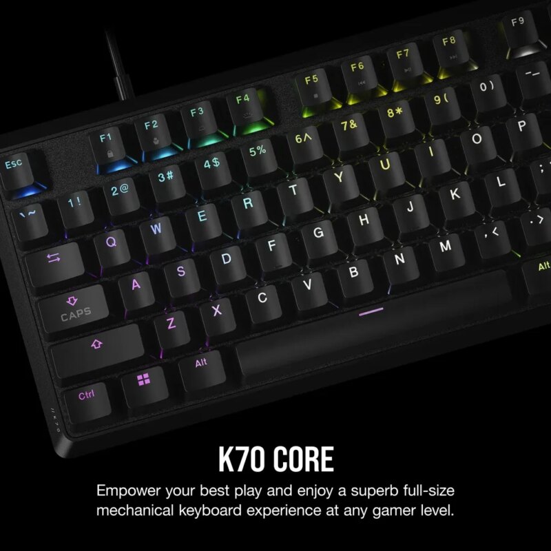 Corsair K70 CORE RGB Mechanical Gaming Keyboard - CORSAIR Red Linear Switches (CH-910971E-NA) - Image 23