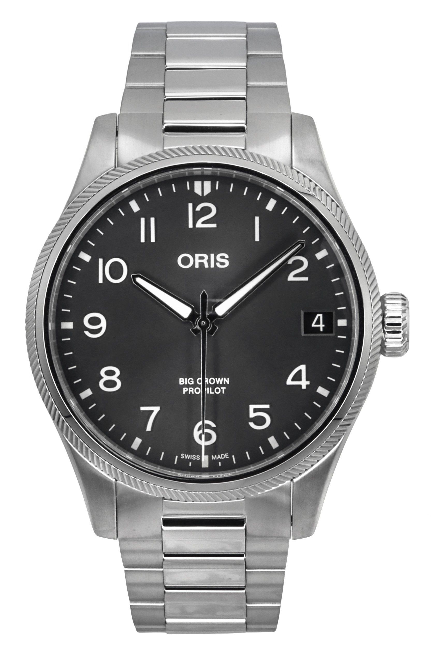 Oris Big Crown ProPilot Stainless Steel Grey Dial Automatic 01 751 7761 4063-07 8 20 08P 100M Men's Watch