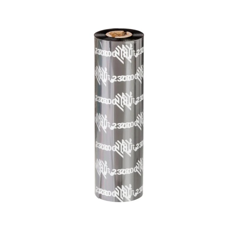 Zebra Original Wax Ribbon; 110mmx450m; 2300; Standard; 25mm core for ZT Series (02300BK11045)