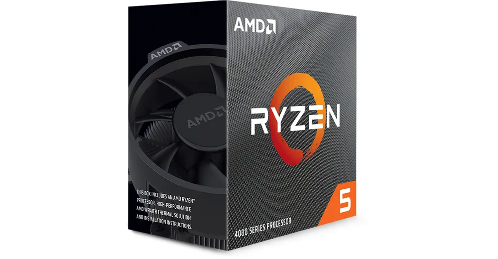 AMD Ryzen 5 4500 7nm SKT AM4 CPU; 6 Core/12 Thread Base Clock 3.6GHz; Max Boost Clock 4.1GHz ( BOXED) -NO GRAPHICS (100-100000644BOX)