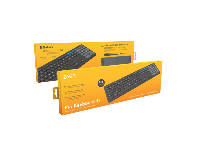 ZAGG Pro Keyboard 17'' Full Size-Charcoal-UK (103211030)